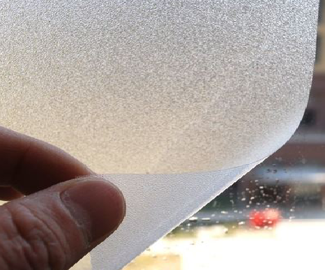 竹山玻璃门外面粘广告用什么材料好？